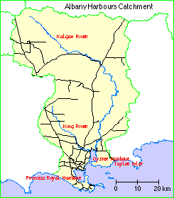 Albany Harbours catchment