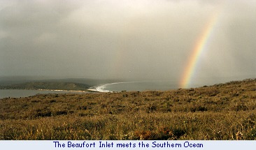 Inlet and ocean